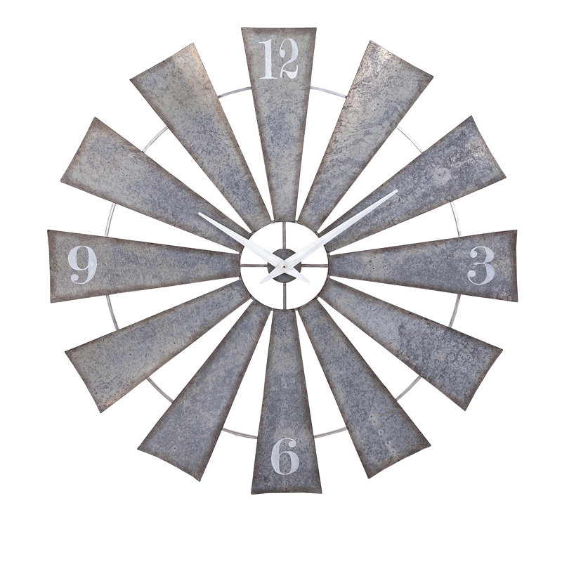 Oversized Windmill 48" Wall Clock & Reviews Birch Lane